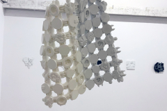 „Tissue”, instalacja interaktywna, fdm, druk 3D, 40 x 40 x 3 cm, 2019 r.